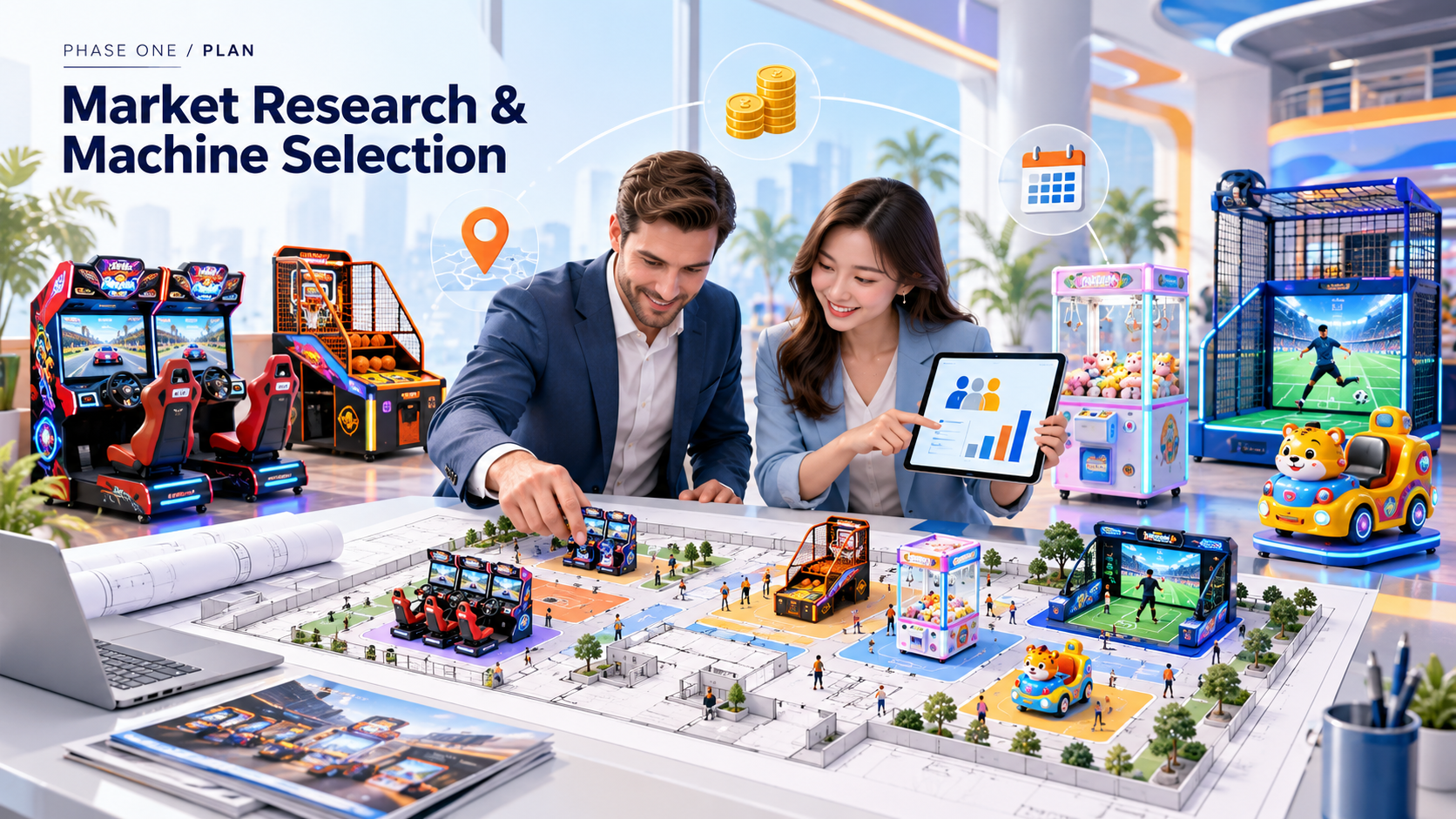 ELONG commercial entertainment market research and arcade machine selection