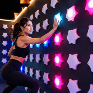 Interactive Climbing Wall commercial active gaming equipment image 1