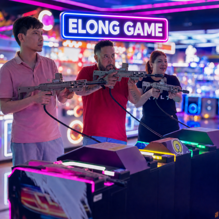 Commercial shooting arcade machine