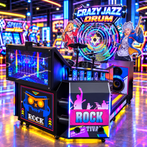 Crazy Jazz Drum commercial drum arcade machine