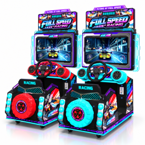 Full Speed twin racing arcade machine for sale by ELONG